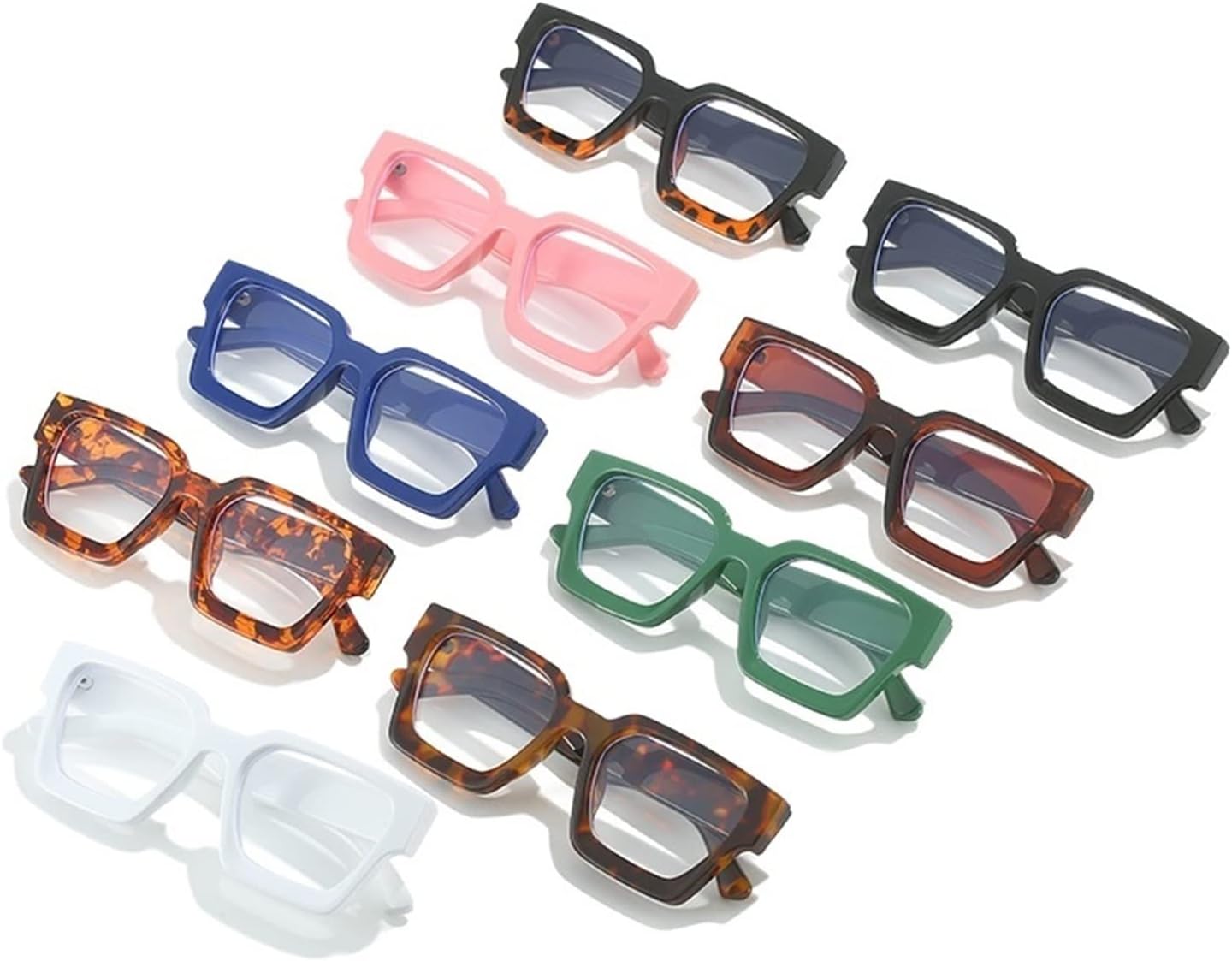 Oversized Square Glasses Frames For Women Trends Black Optical Eyeglass Fashion Transparent Spectacle Clear Eyewear