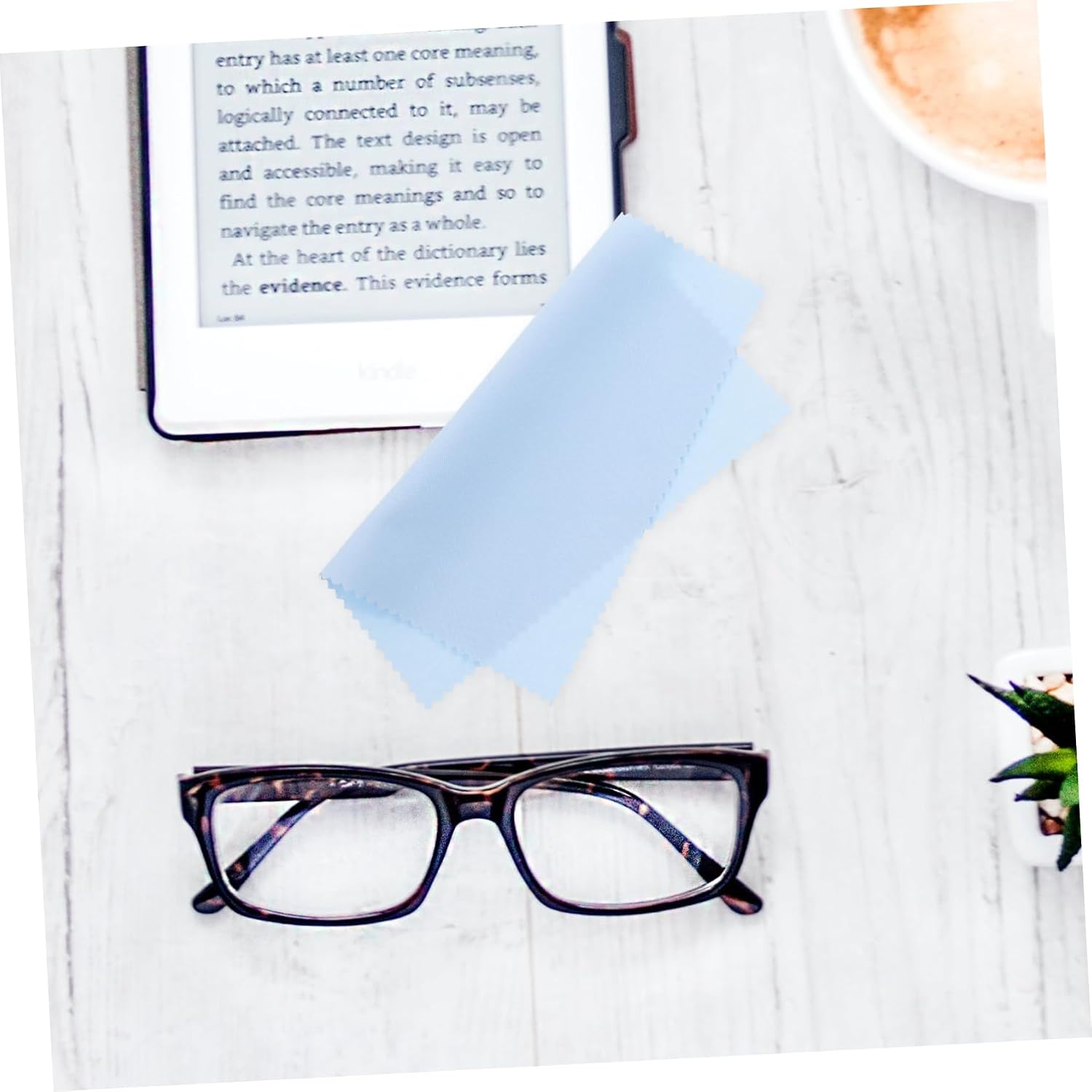 OUNONA 50pcs Microfiber Eyeglass Cleaning Cloths Cloths for Lenses Screens and Delicate for Home and Travel
