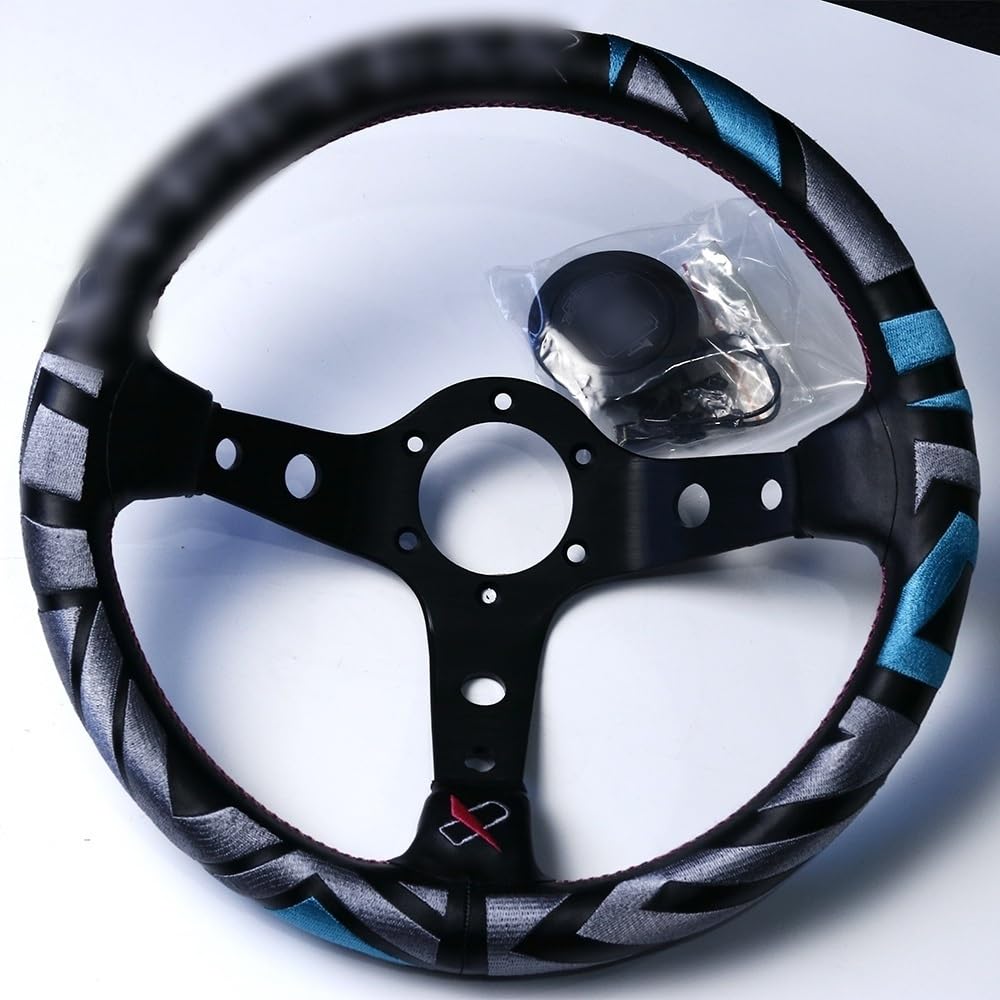 Kierownica sportowa, kierownica samochodowa 33 cm z prawdziwej skóry Drift Sport Kierownica