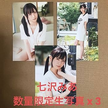 七沢みあ　アクリルパネル Amazon.co.jp: 七沢みあ L版 生写真 x 3 DVD 特典 グラビアアイドル