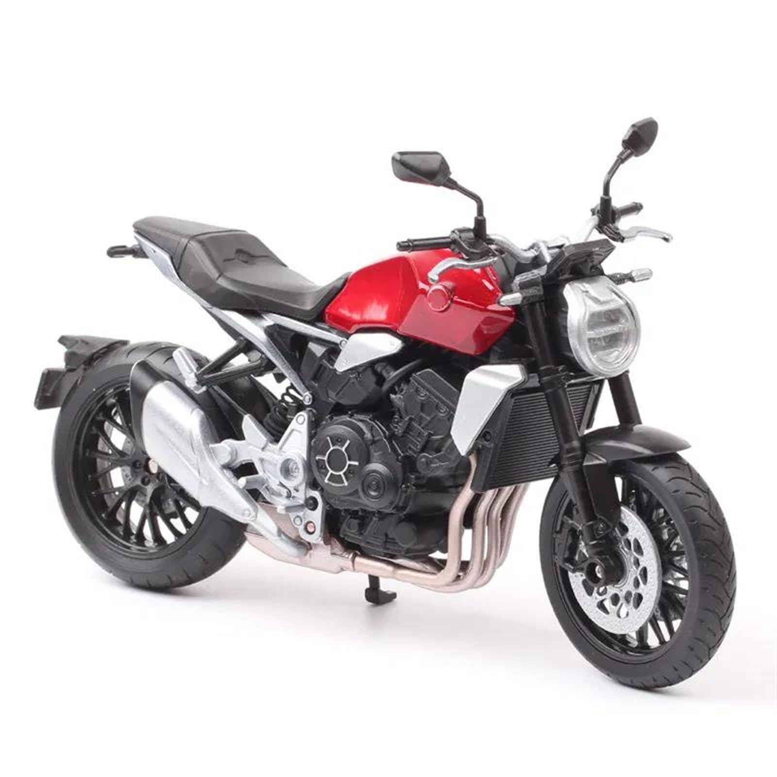 SEYXF Motorbike Toy Motorcycle Model Collection Simulation Diecasts Gifts 1/12 for H-onda CB 1000R(Black- Silver)