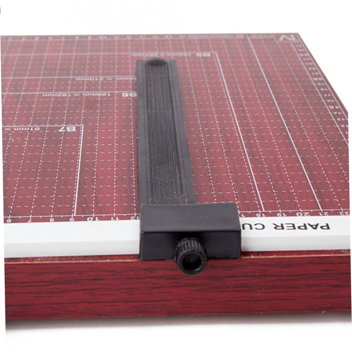 Taglierina Carta A4 a Ghigliottina per Foto e Lavori Manuali | Base Grigliata Robusta in Metallo, Sistema di Bloccaggio Automatico, per Ufficio e Scuola