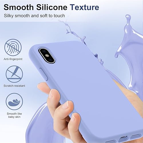 Miniatura 6 de LeYi Funda para iPhone X, iPhone Xs, iPhone 10 con 2 protectores de pantalla de vidrio templado, funda de silicona de cuerpo completo lindo delgado