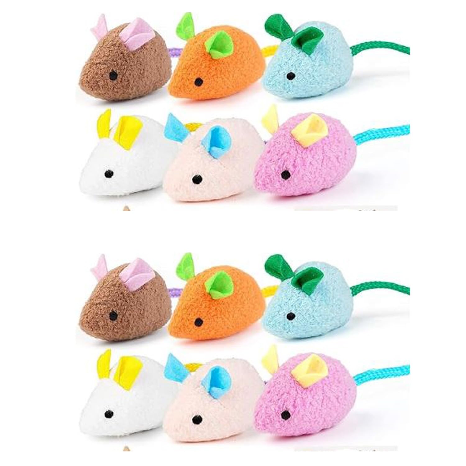 Prateek Cat Mouse Toy Stuffed Novelty Biteproof Pet Mouse Toy Kitten Interactive Toy Chewing Biting Hunting Chasing Activity Exercise Small for Cat Toy Pack of 12 (B0CY9LYZ1F) Amazon Price History, Amazon Price Tracker