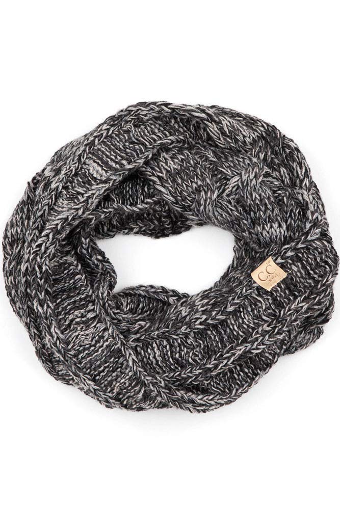 JINS CLOSET 2-9 years old Kids Children Girl Boy Multi Tone Ribbed Soft Warm Infinity Scarf