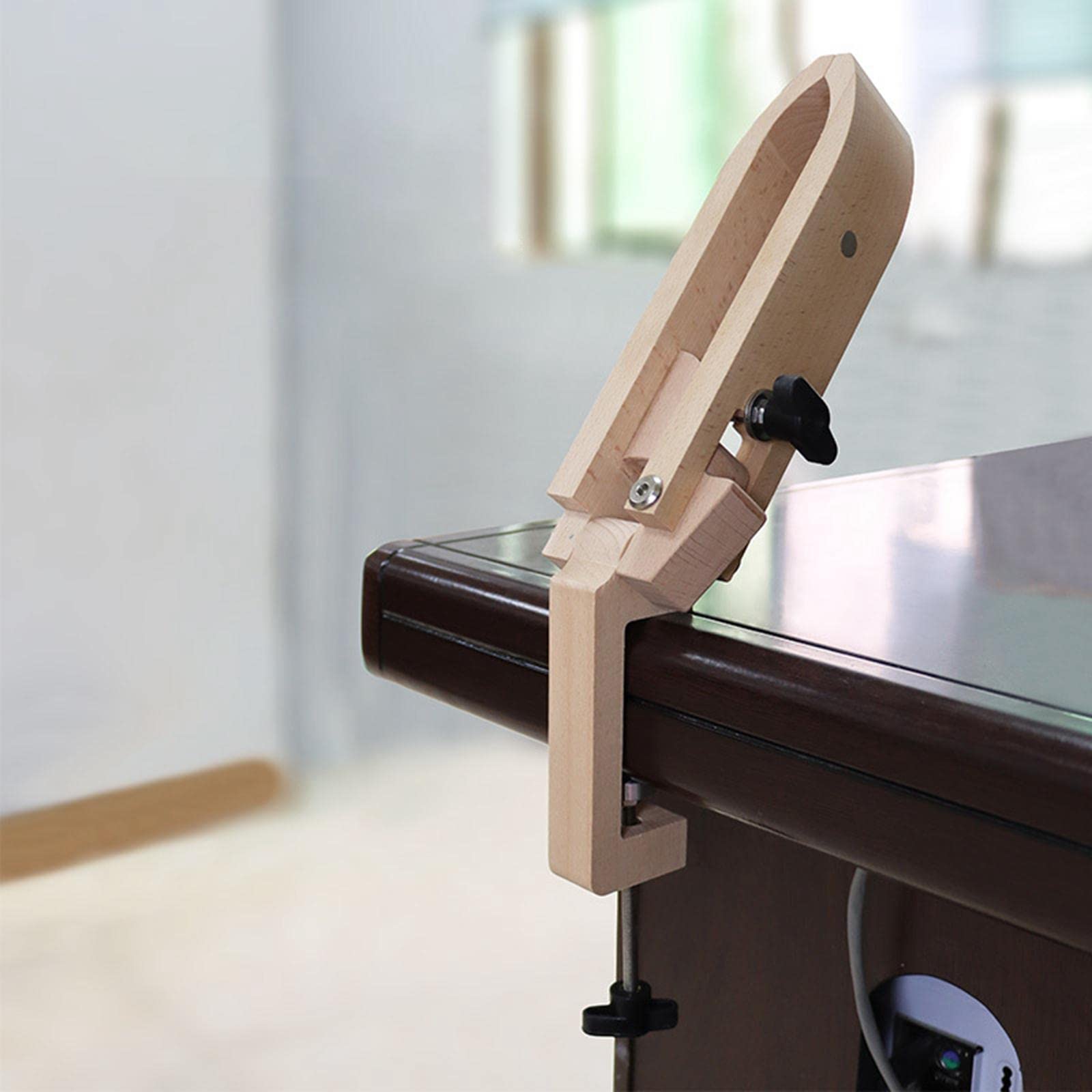LOVIVER Pince De Maroquinerie En Bois - Étau Couture Cuir Réglable Pour DIY Et Artisanat
