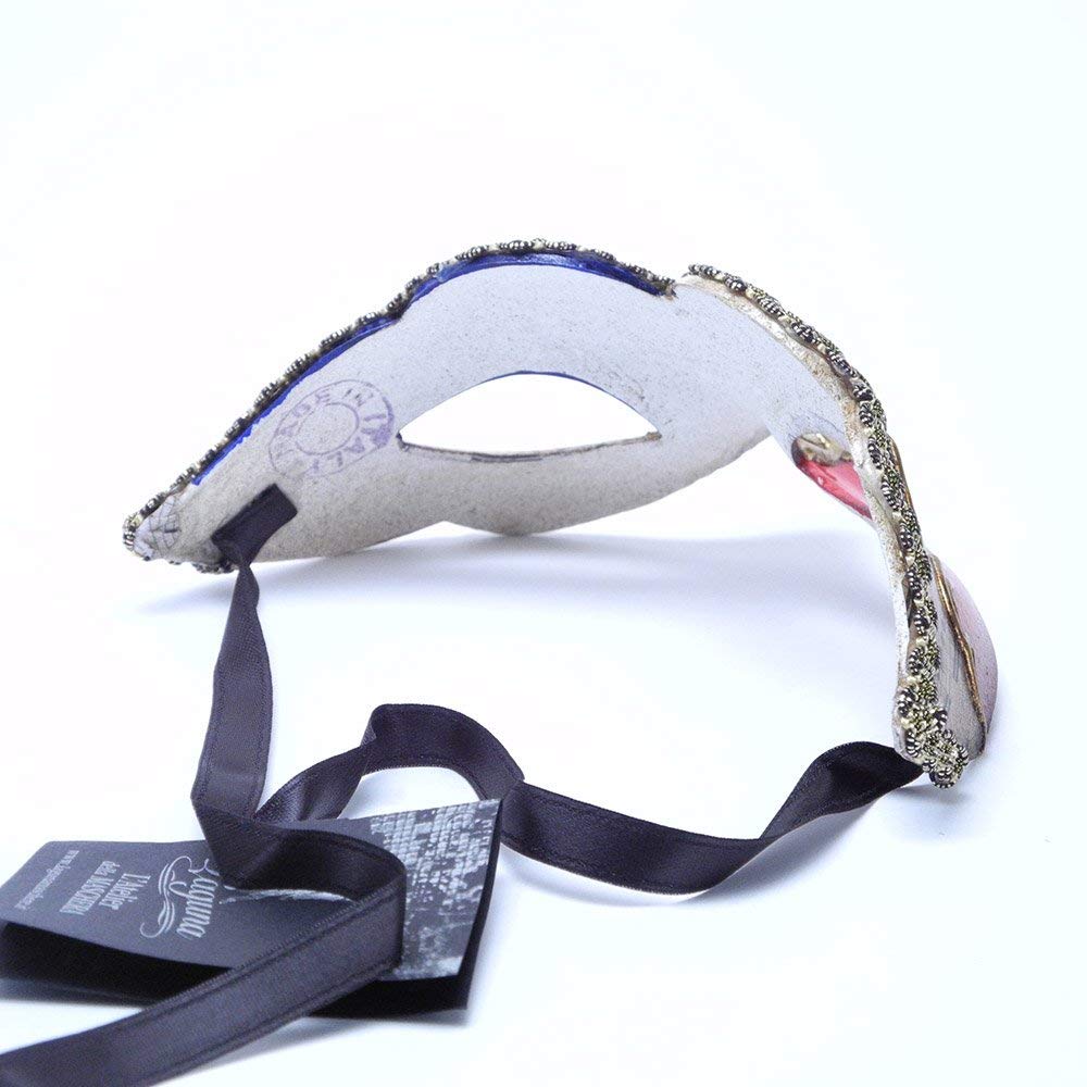 Amazon｜イタリア製 ベネチアンマスク キッズ用 レッド ブルー