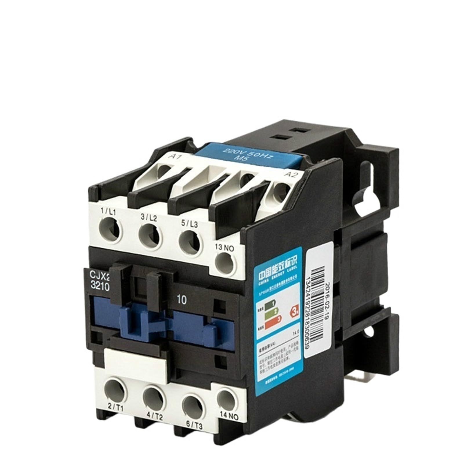 CJX2-3210/3201 AC stycznik 32 A, 380 V/220 V/110 V/48 V/36 V/24 V, do silnika elektrycznego z mocowaniem na szynie lub śrubę. (CJX2-3201 24V)