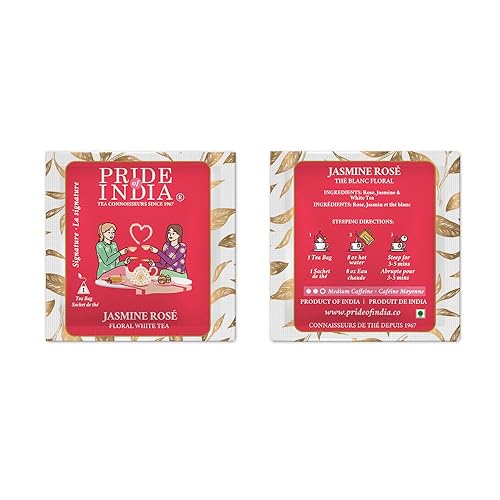 Vista 136 de Pride Of India - Té Natural Energize Ayurveda (Tulsi Negro), 25 Bolsas de Té