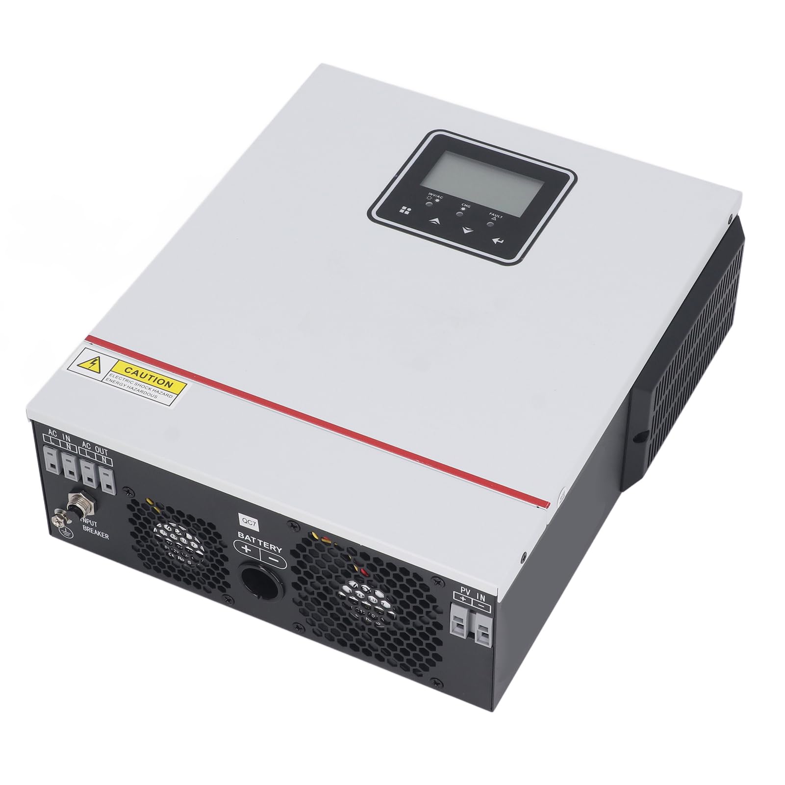 Oumefar Regolatore di Carica Solare MPPT Potente 40A con Display LCD per