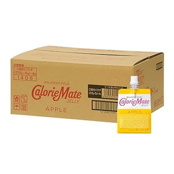 CalorieMate カロリーメイトゼリー　アップル　72袋　非常食 3ケース】カロリーメイト ゼリー アップル味 215g×72袋 : ヘルス