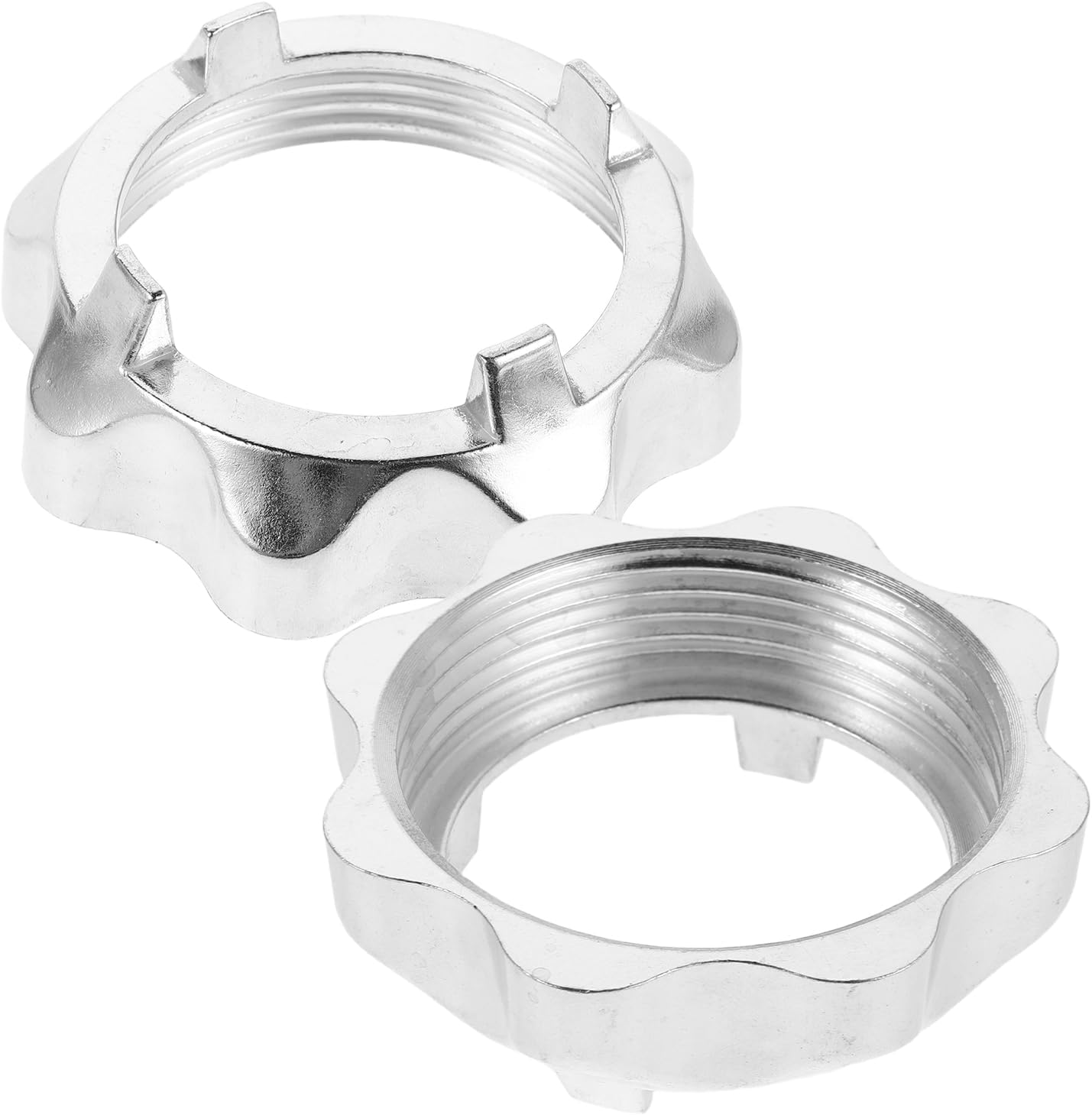 2pcs Electric Meat Grinder Nut Replacement 8cm Diameter Grinder Screw Nut Assembly for Home Cooking Electric Meat Mincer Accessories