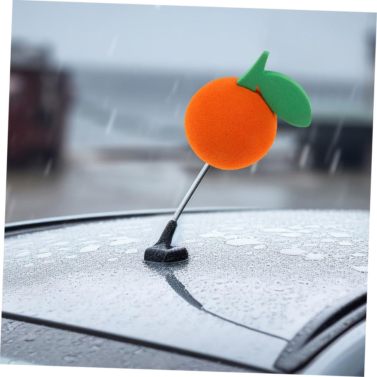 GANAZONO 2pcs Scratch-Resistant EVA Antenna Ball Topper for Cars Car Accessory Easy to Install Decorative Exterior Antenna Decorations for Vehicle Protection and Style