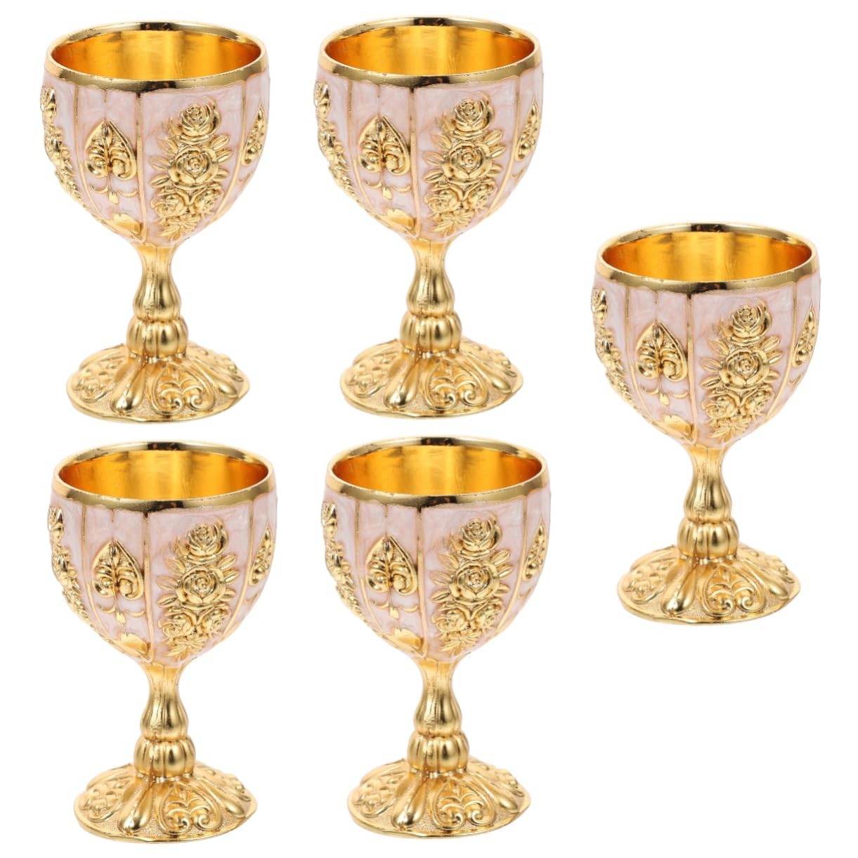 Tasse à whisky style européen PRETYZOOM : coffret de 5 verres pour offrir