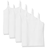 Amazon Essentials Canotta a Strati Bambine e Ragazze, Pacco da 4