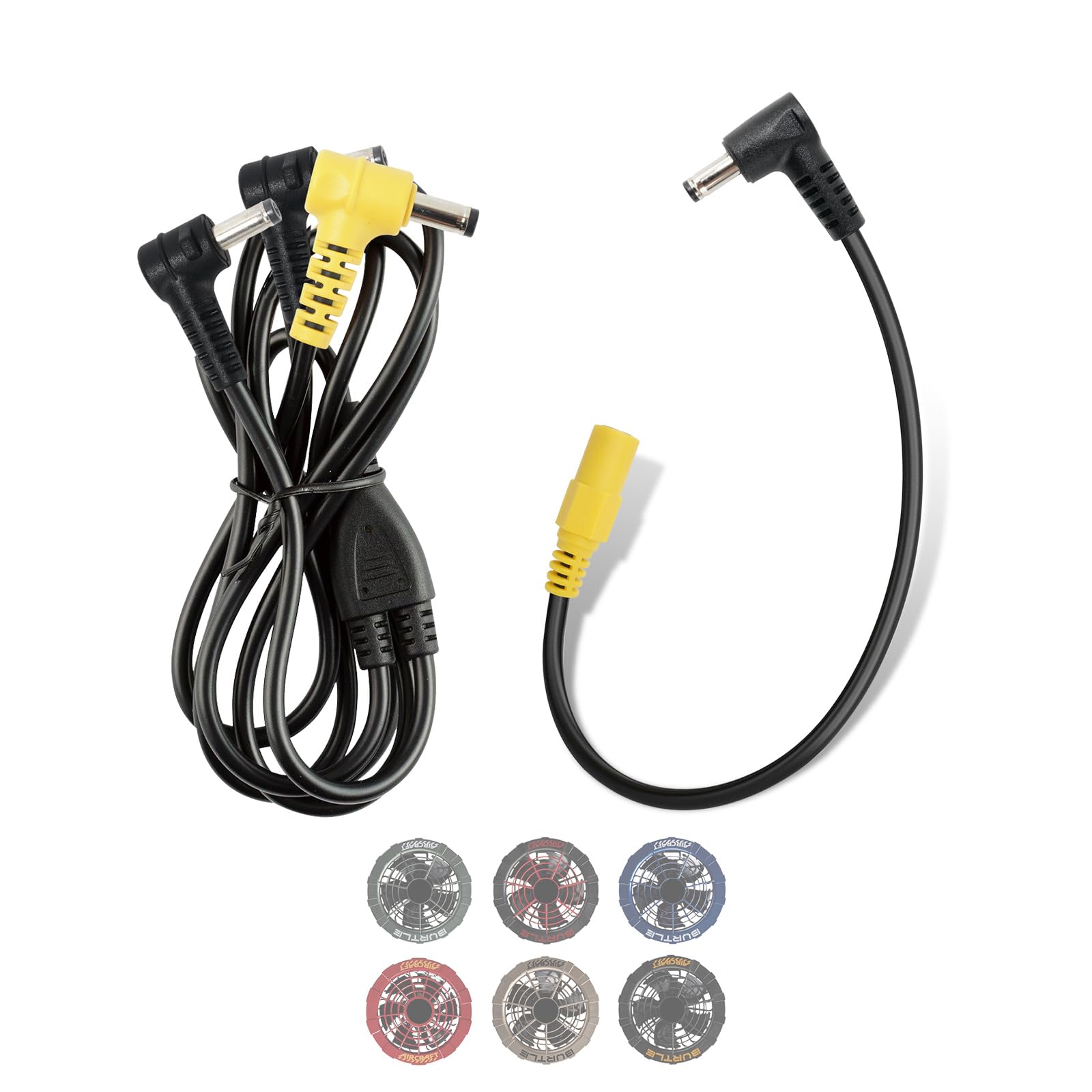 【1～2回使用】BURTLE 　AIR CRAFT　空調服+ファン+ケーブル 楽天市場】空調作業服 ケーブル AC180 の同等品 BURTLE バートル