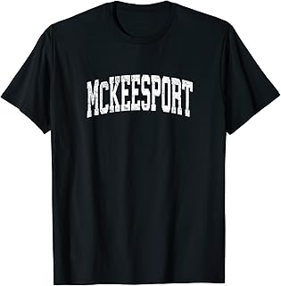 McKeesport Pennsylvania PA Vintage Athletic Sports Design T-Shirt