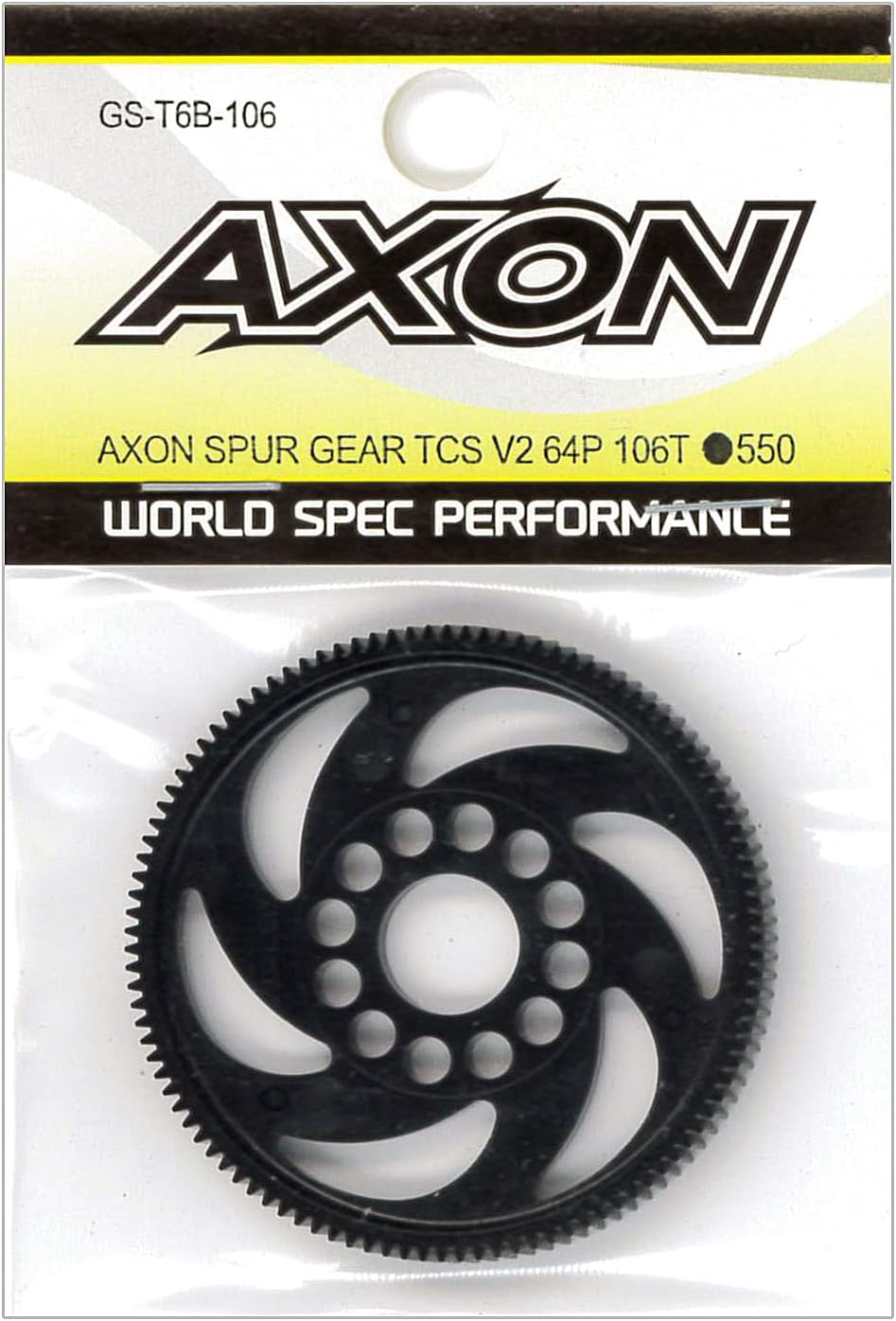 AXON Spur Gear TCS V2 64P 106T GS-T6B-106