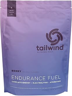 - Tailwind Nutrition Endurance Fuel, Carbohydrate & Electrolyte Sports Drink Mix Powder, Gluten-Free, Vegan, Berry, 30 Servings