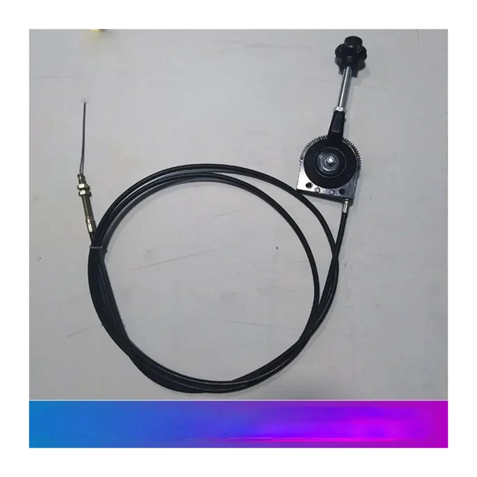 Control de Acelerador Manual for Excavadora, cosechadora, Tractor, Barco, esparcidor de estiércol, Conjunto de Cable de Acelerador, Controlador autoblocante(M(with wire-9m))