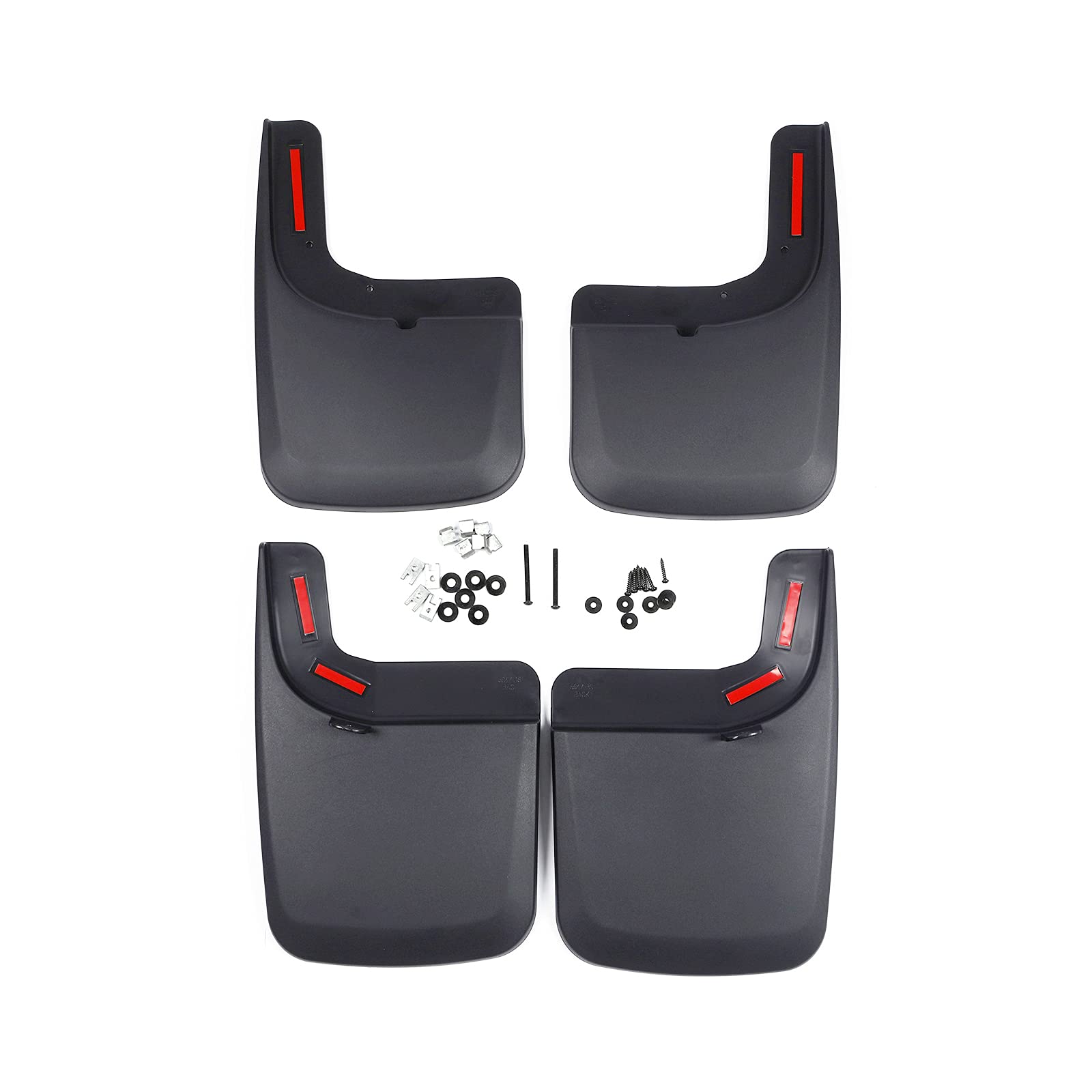 Photo 1 of MP&PV Mud Flaps Compatible with Ford F250 F350 2017-2020, Front & Rear 4 PCS Set Splash Guards with OEM Fender Flares