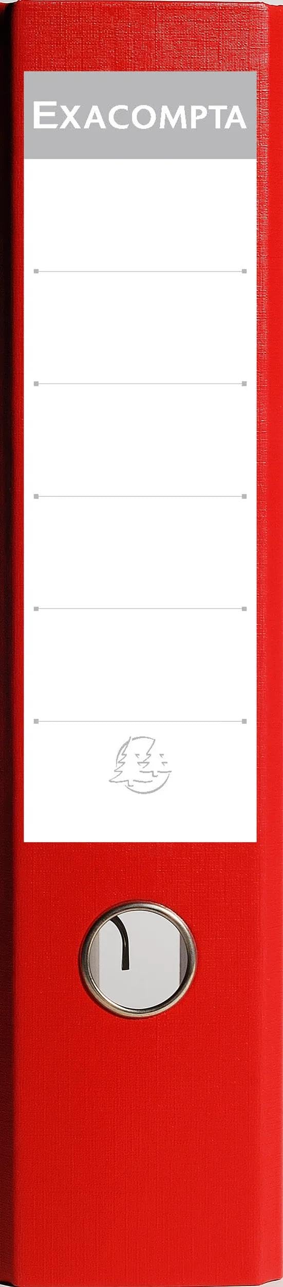 Exacompta - Réf. 918403B - Carton de 20 classeurs à levier A4 - Dos 80 mm - Mécanique 80 mm - Dimensions extérieures : 32x29 cm - Format à classer A4 - Rouge