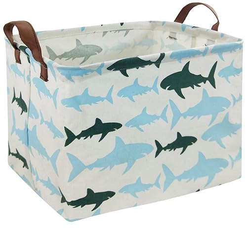 HIYAGON Baby Kids Storage Basket Shark Gift Basket Empty Boys