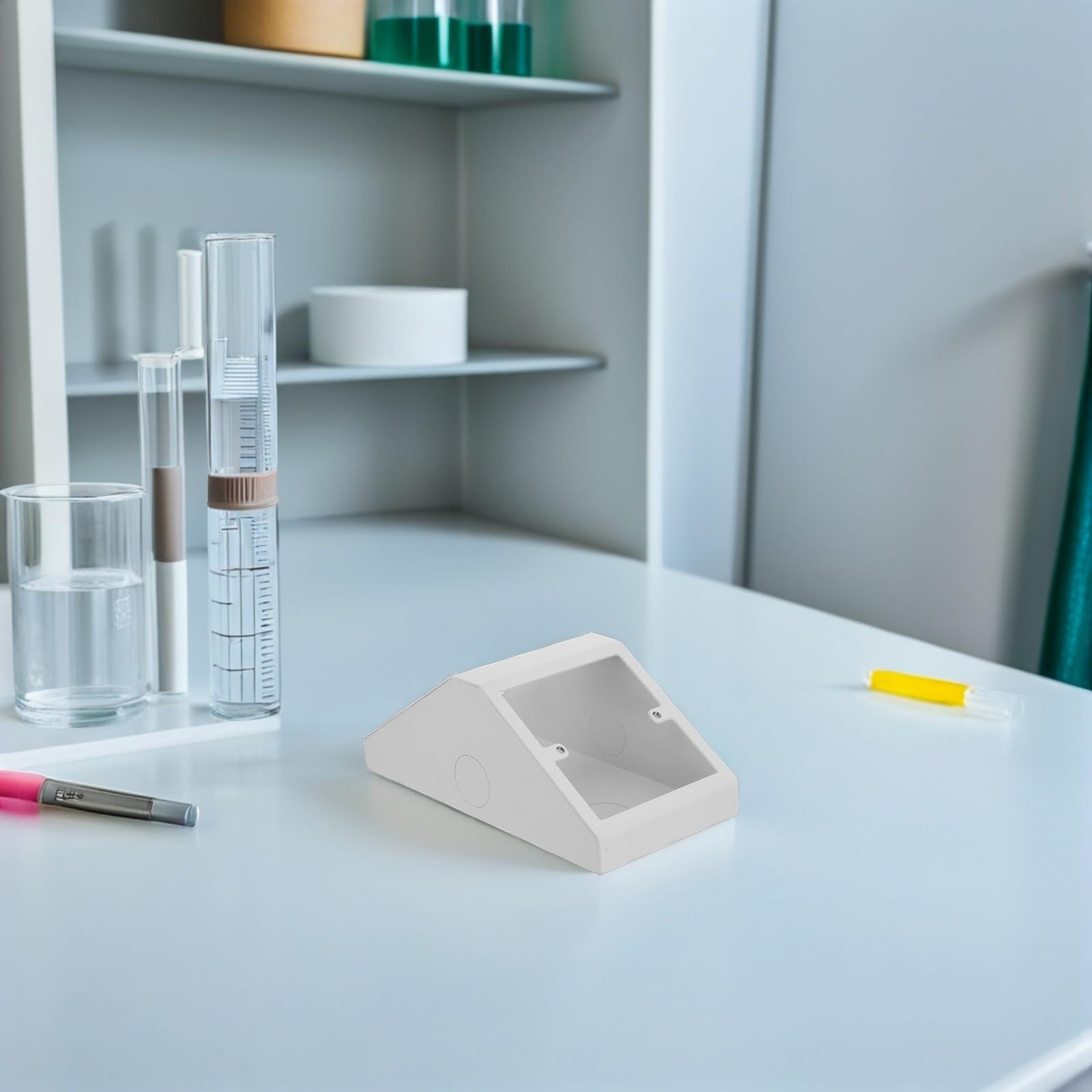 ULTECHNOVO Caja de Enchufe para Laboratorio de Hierro Alta Estabilidad Térmica y Resistencia a Deformaciones, Adecuado para Espacios de Laboratorio Concurridos y Investigación Científica