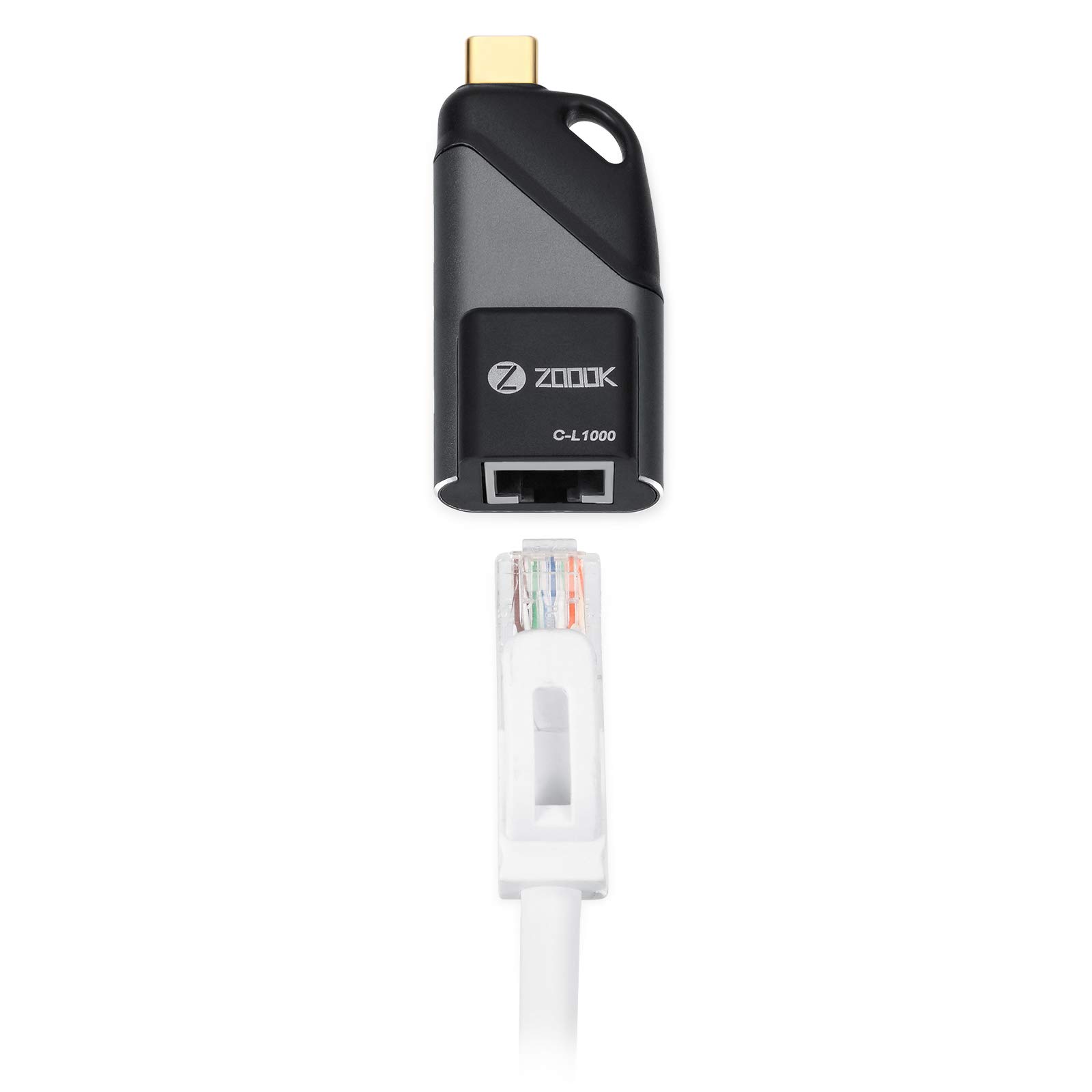 Zoook USB C Hub to Gigabit Ethernet Network Adapter/Rj45 LAN Wired Adapter for Ultrabook, Chromebook, Laptop, Desktop, Plug & Play(C-L1000) Port (B091DQWQDH) Amazon Price History, Amazon Price Tracker