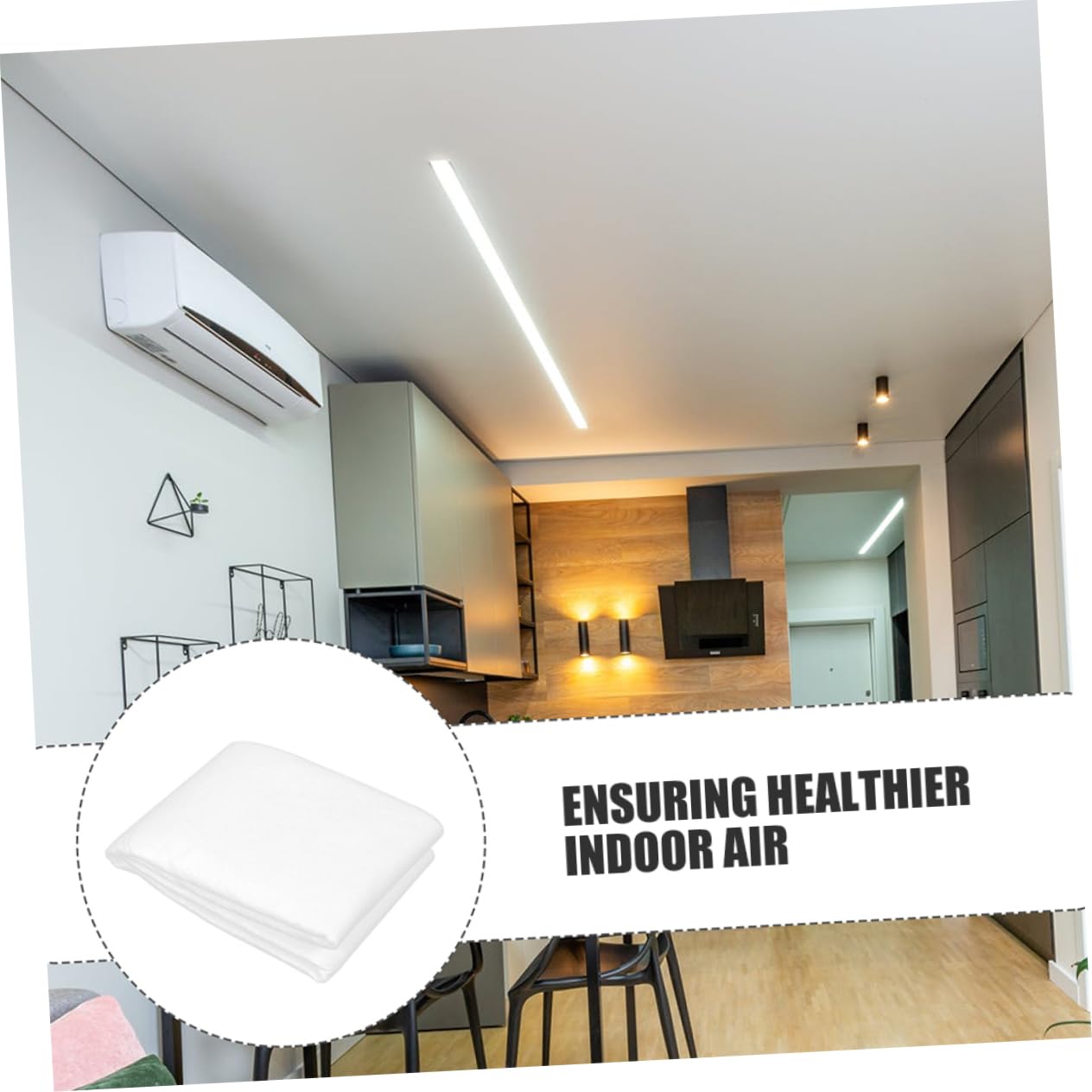 2stücke Elektrostatik Ersatz Luftfilter Für Klimaanlage Und Heizung Ventilationsfilter Für Effiziente Luftzirkulation Und Gesunde Raumluftqualität