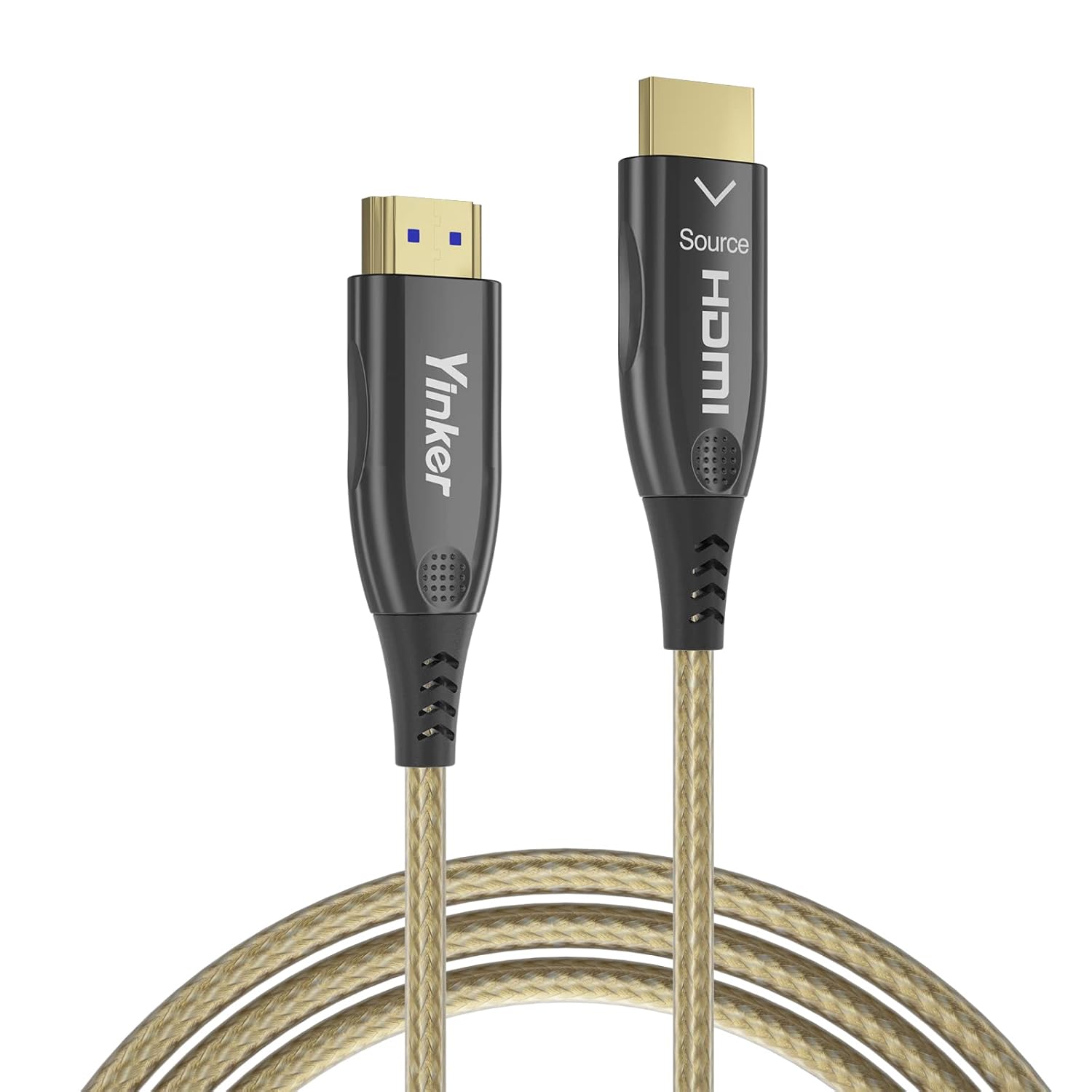 4K Fiber HDMI Cable 100ft, 4K 60Hz Fiber Optic Cable HDMI 2.0 Cable Uni-Directional Supports 18Gbps 4:4:4 ARC HDR HDCP2.2 for Blu-ray/TV/Projector/PS/Xbox (30m)