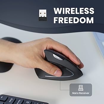 Amazon.com: Perixx PERIMICE-713L, Wireless Ergonomic Left