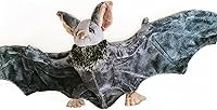 Vista 4 de Juguetes de Peluche de Murciélago Grande de 12", Animal de Peluche Murciélago Gótico Espeluznante Murciélagos Realistas Muñeco de Peluche Murciélago