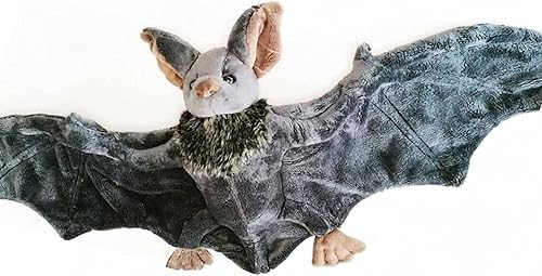 Miniatura 4 de Juguetes de Peluche de Murciélago Grande de 12", Animal de Peluche Murciélago Gótico Espeluznante Murciélagos Realistas Muñeco de Peluche Murciélago