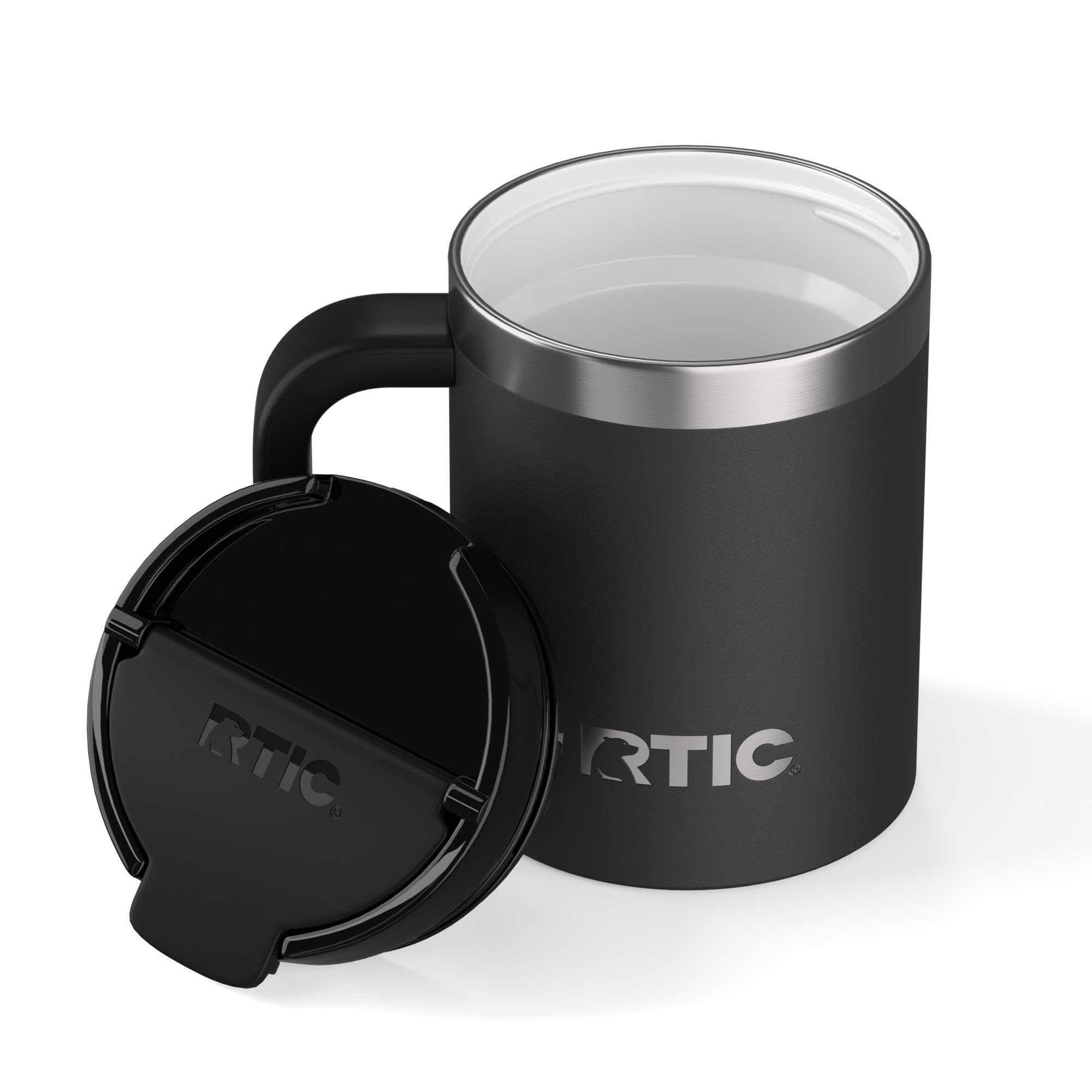 black travel coffee cup KeepCup Camp Mug main image 1