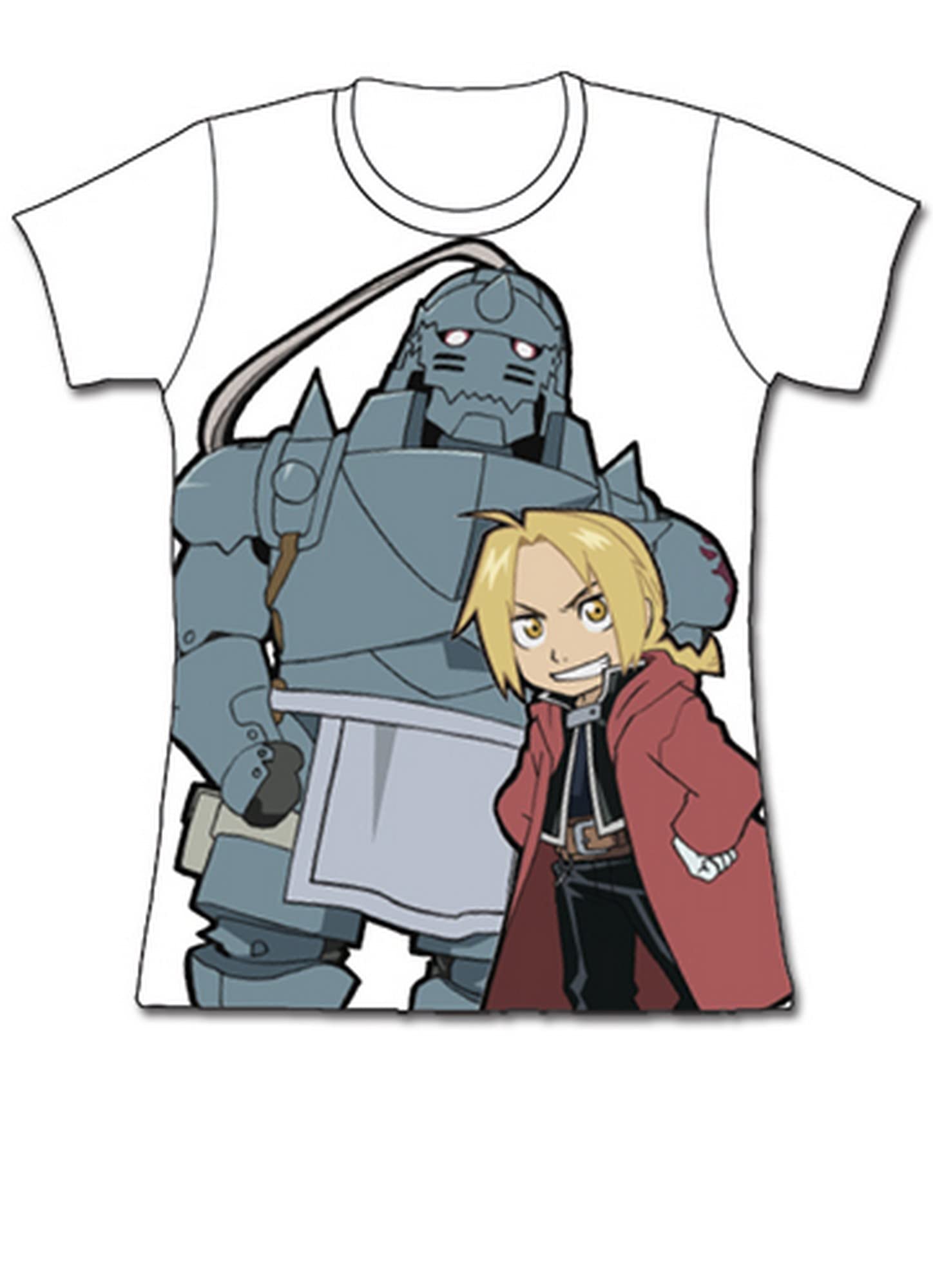 Great Eastern Entertainment Fullmetal Alchemist: Brotherhood - SD Eleric Brothers JRS T-Shirt Multicolor