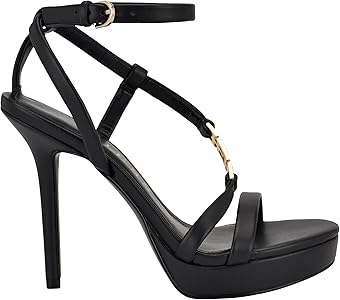 ジョル　 Amazon.com | Peep Toe Heeled Sandals for Women Open Toe Side