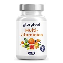 Multivitaminico Integratore Completo, 180 Compresse per 6 Mesi di Scorta, Vitamine A, B, C, D3, E e Minerali Essenziali, Calcio, Zinco e Selenio, Senza Additivi, Qualità Testata