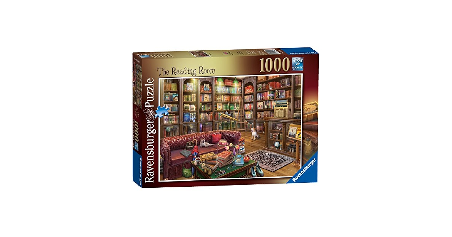 Amazon.com: Ravensburger The Reading Room 1000 Piece Jigsaw