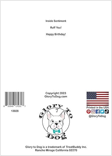 Miniatura 7 de Glory To Dog The Wizard of Paws Sends You Birthday Wishes Labra-cadabra-dor! Tarjeta de feliz cumpleaños con sobre de tarjeta de felicitación