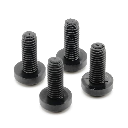 Miniatura 10 de ReplacementScrews Tornillos de nailon M6 para matrícula, compatibles con muchas importaciones (Mercedes, Audi, VW, etc.), tornillos métricos de