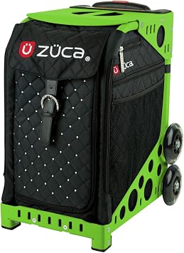 ZUCA Bag Mystic Insert & Green Frame w/Flashing Wheels