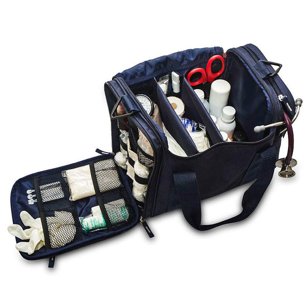 Maleta de primeros auxilios | grande | JUMBLE'S | azul | Elite Bags + PHIAL´S Ampullarium (negro)
