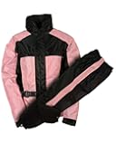 Milwaukee Leather Women's Waterproof Rain Suit With Reflective Piping Pink/Black