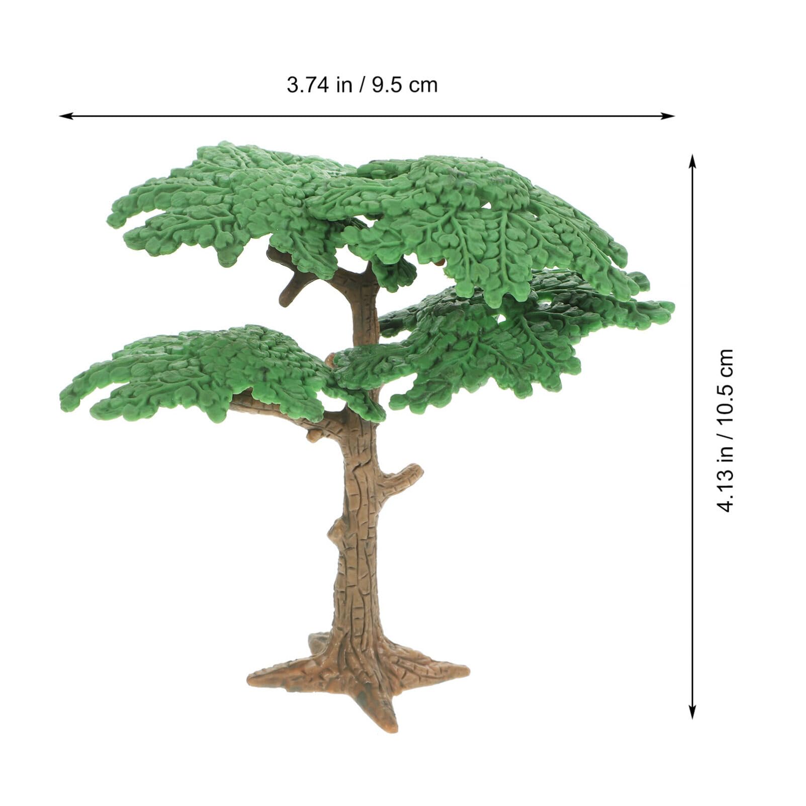 STOBOK 3 Pcs Plastic Trees Small Simulation Model Pine Toy DIY