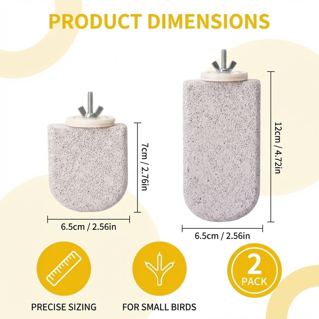 Lot de 2 Supports pour Os de Seiche Oiseaux, Pince Porte-Nourriture pour Cage, Clip de Fixation Fruits et Légumes, Accessoires pour Perruches, Canaris et Perroquets