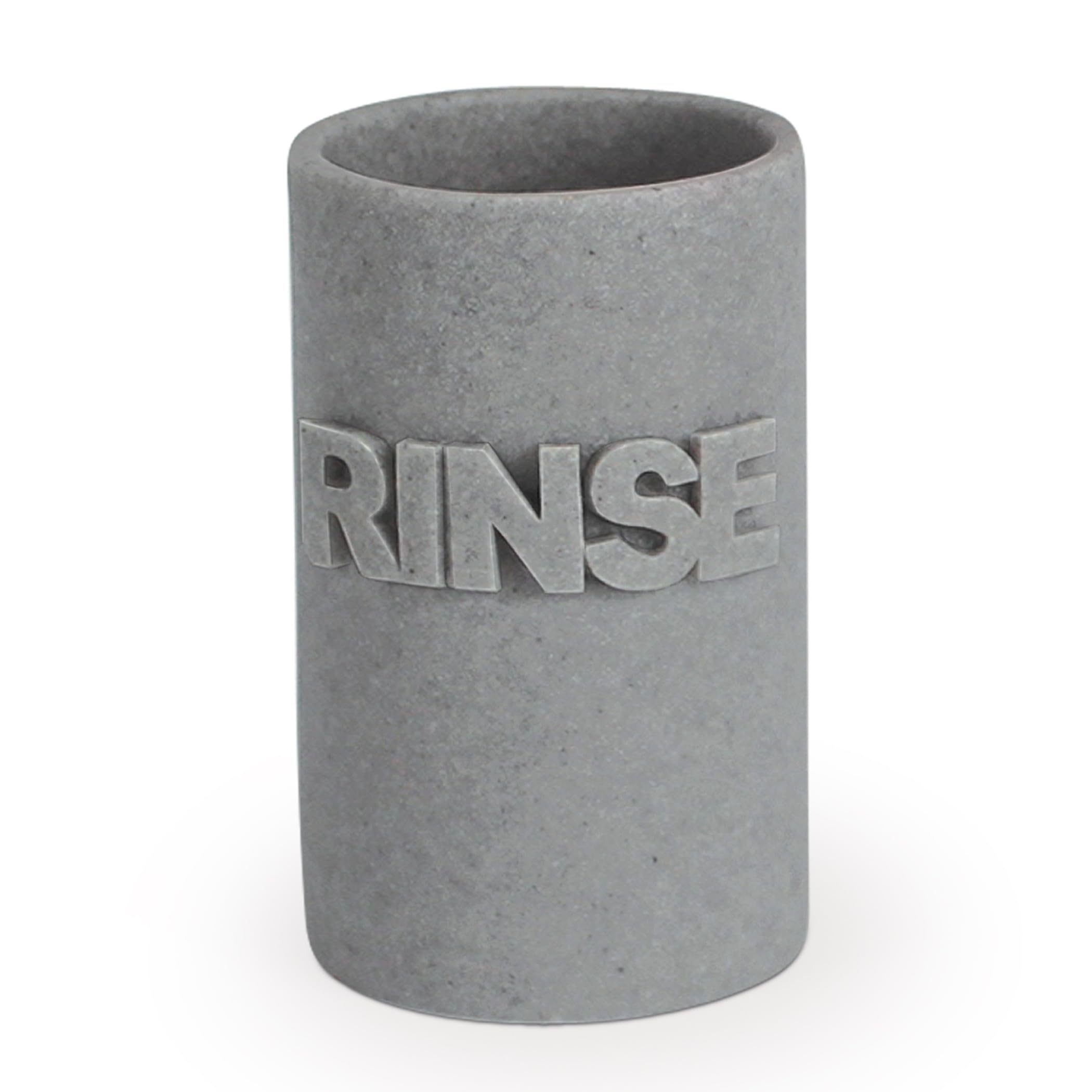 Splash Home Wash Bathroom Tumbler, Medium, Grey