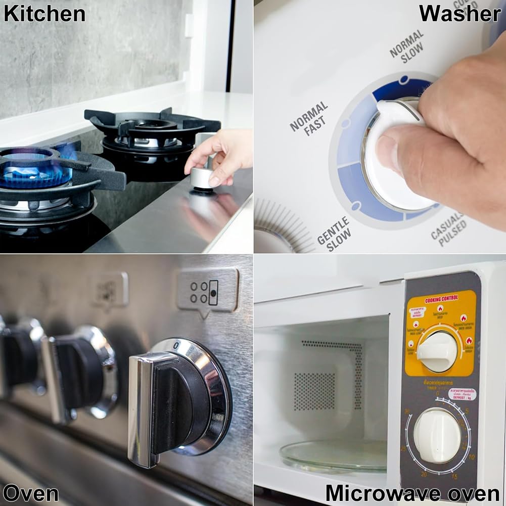 6 Cache-Boutons De Cuisinière Transparents - Protection Enfants Et Animaux - Anti-Déformation Haute Température