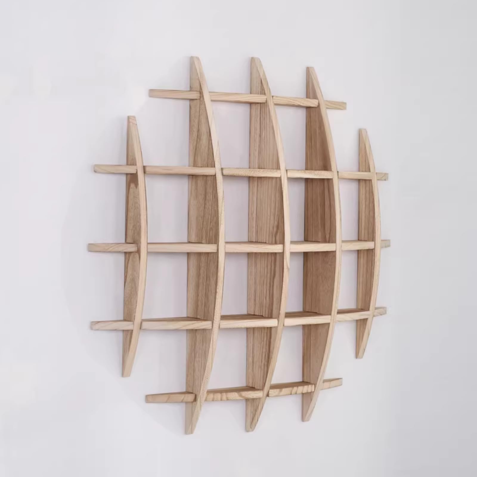 Étagère à théière vintage bois massif support mural service thé chinois
