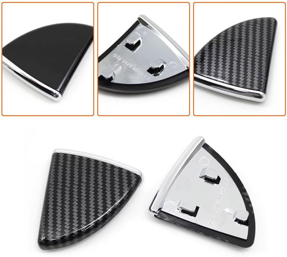 Compatible with Mercedes Benz E Class W211, Center Console Armrest Box Lid Switch Button Cover Trim Replacement E200 E300 E350 2005 2006 2007 2008 (Carbon Fiber)